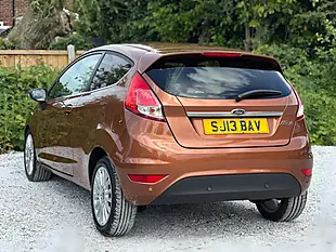 Used 2013 Ford Fiesta Titanium Yellow - Interior and Exterior details 9