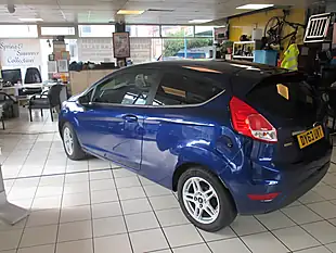 Used 2013 Ford Fiesta Zetec Blue - Interior and Exterior details 3