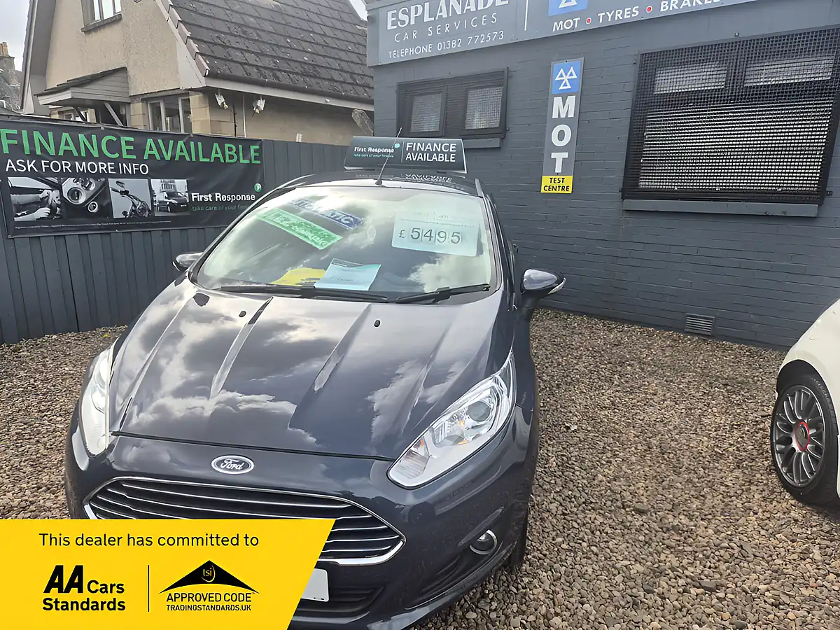 Used 2013 Ford Fiesta Zetec Grey - Front View