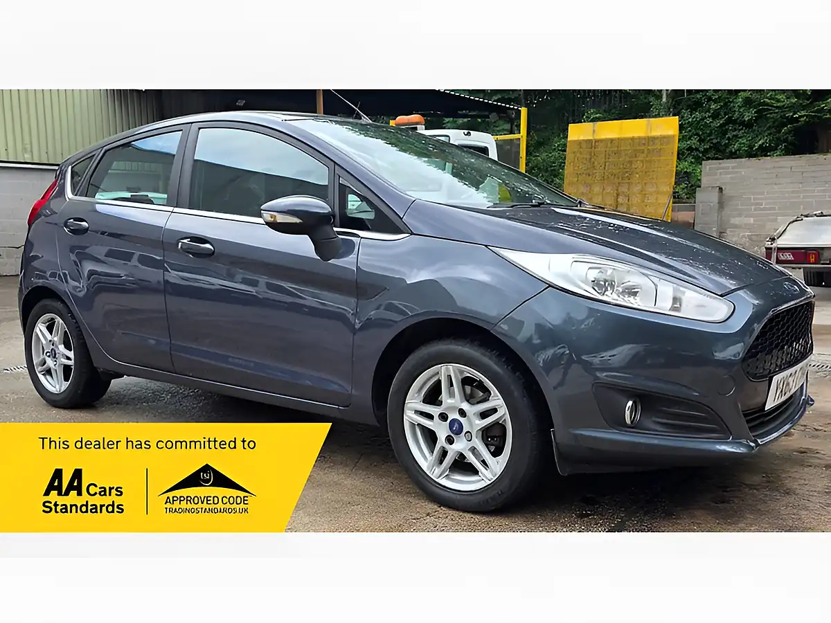 Used 2013 Ford Fiesta Zetec Grey - Front View