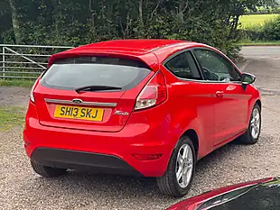 Used 2013 Ford Fiesta Zetec Red - Interior and Exterior details 6