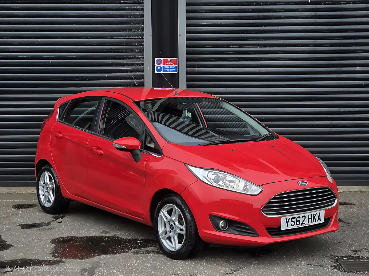 Used 2013 Ford Fiesta Zetec Red - Interior and Exterior details 2