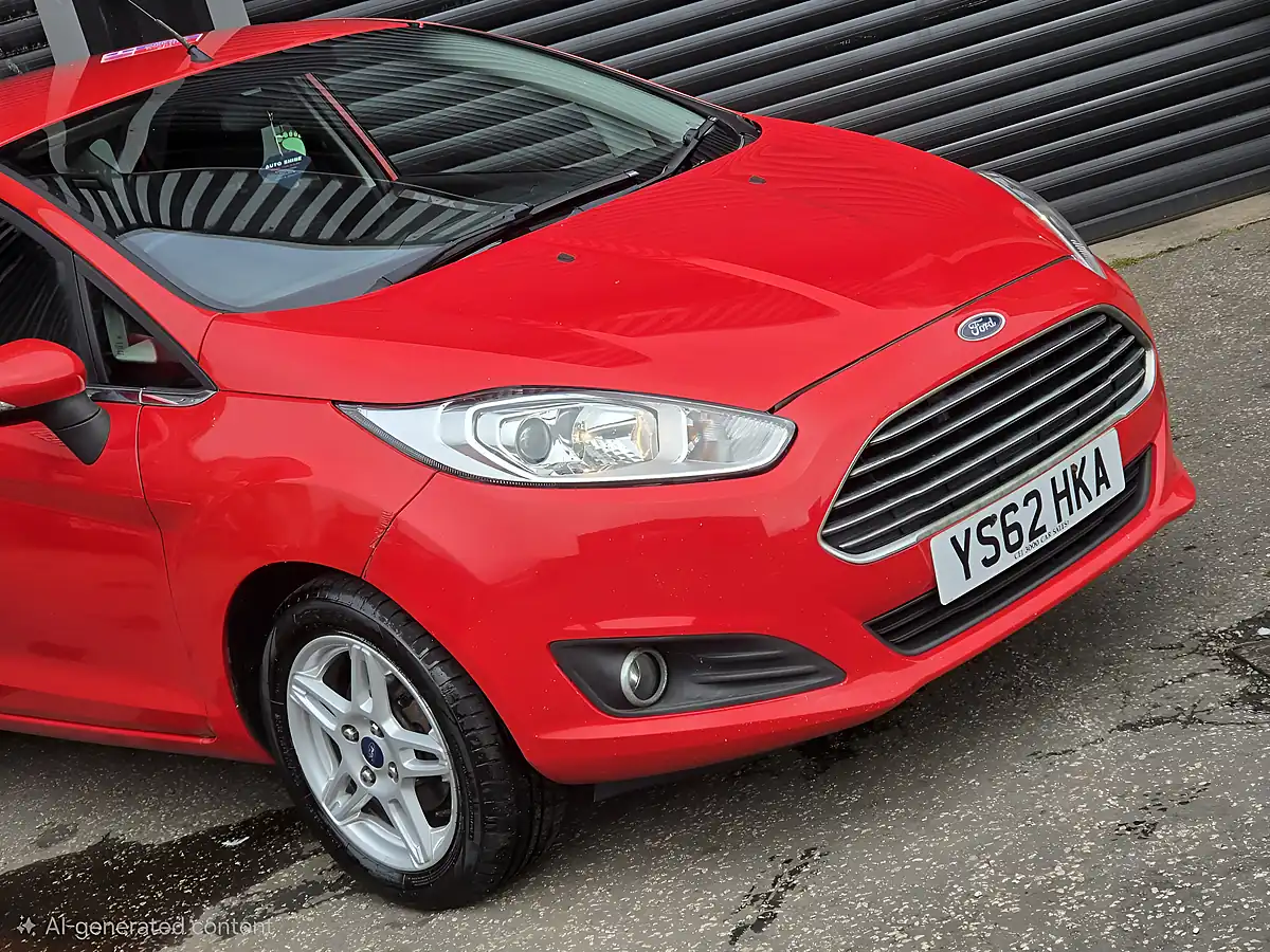 Used 2013 Ford Fiesta Zetec Red - Interior and Exterior details 3