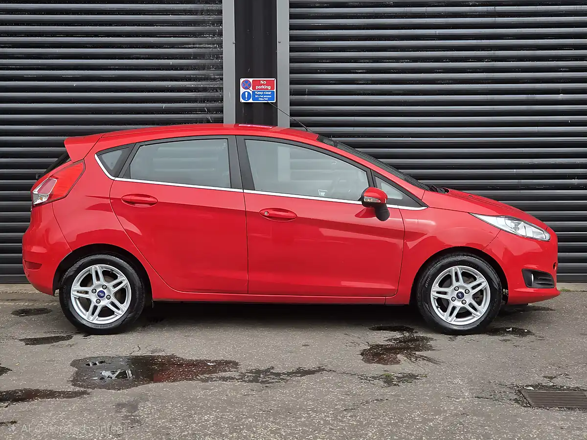 Used 2013 Ford Fiesta Zetec Red - Interior and Exterior details 7
