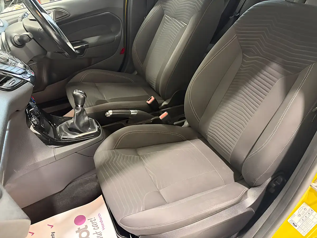 Used 2013 Ford Fiesta Zetec Yellow - Interior and Exterior details 13
