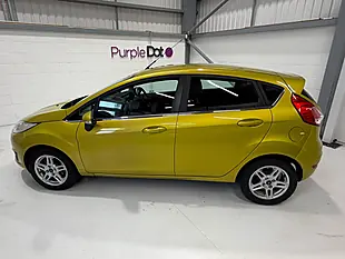 Used 2013 Ford Fiesta Zetec Yellow - Interior and Exterior details 2