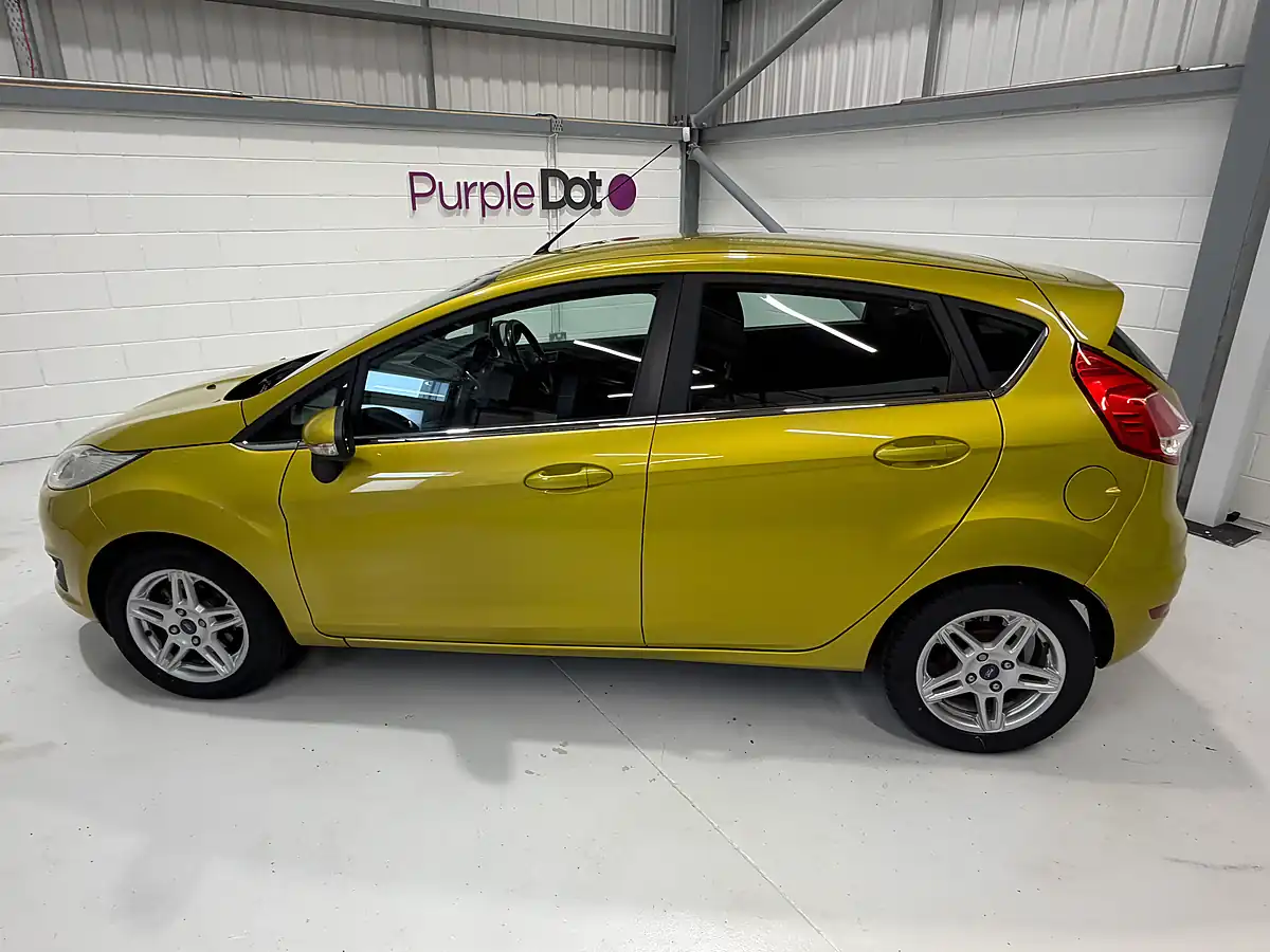 Used 2013 Ford Fiesta Zetec Yellow - Interior and Exterior details 2