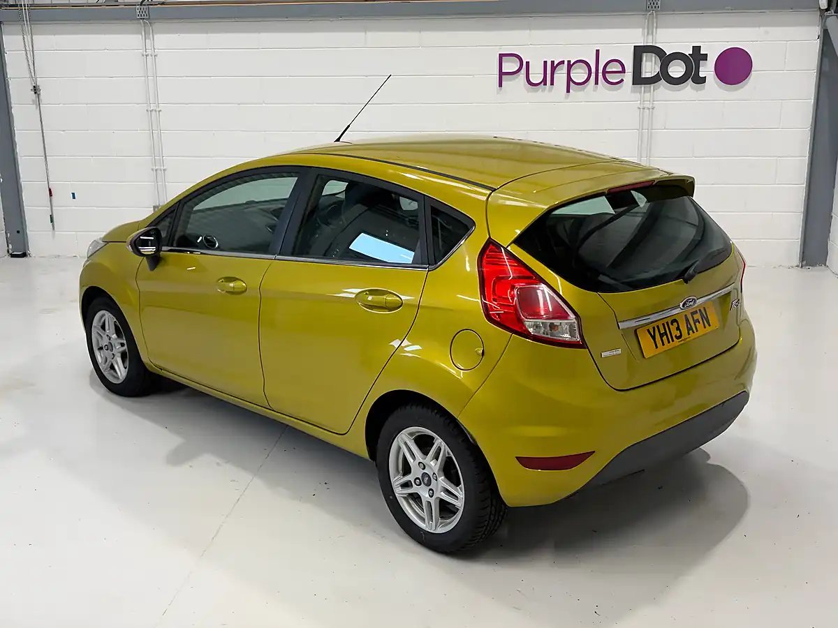 Used 2013 Ford Fiesta Zetec Yellow - Interior and Exterior details 4