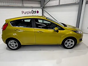 Used 2013 Ford Fiesta Zetec Yellow - Interior and Exterior details 5