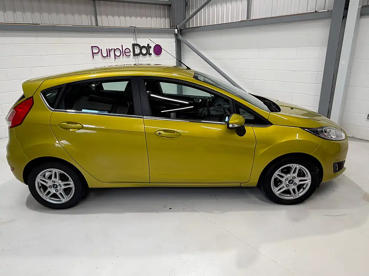 Used 2013 Ford Fiesta Zetec Yellow - Interior and Exterior details 5