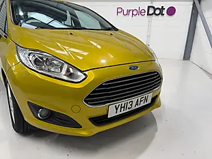 Used 2013 Ford Fiesta Zetec Yellow - Interior and Exterior details 6