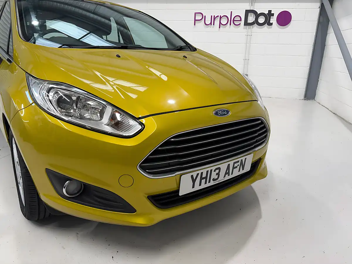 Used 2013 Ford Fiesta Zetec Yellow - Interior and Exterior details 6
