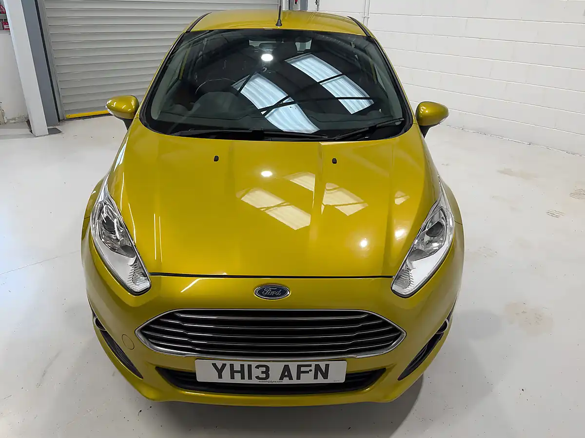 Used 2013 Ford Fiesta Zetec Yellow - Interior and Exterior details 7