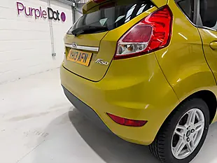 Used 2013 Ford Fiesta Zetec Yellow - Interior and Exterior details 8