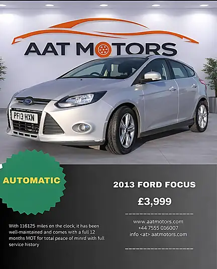 2013 Ford Focus Zetec 1.6 Auto