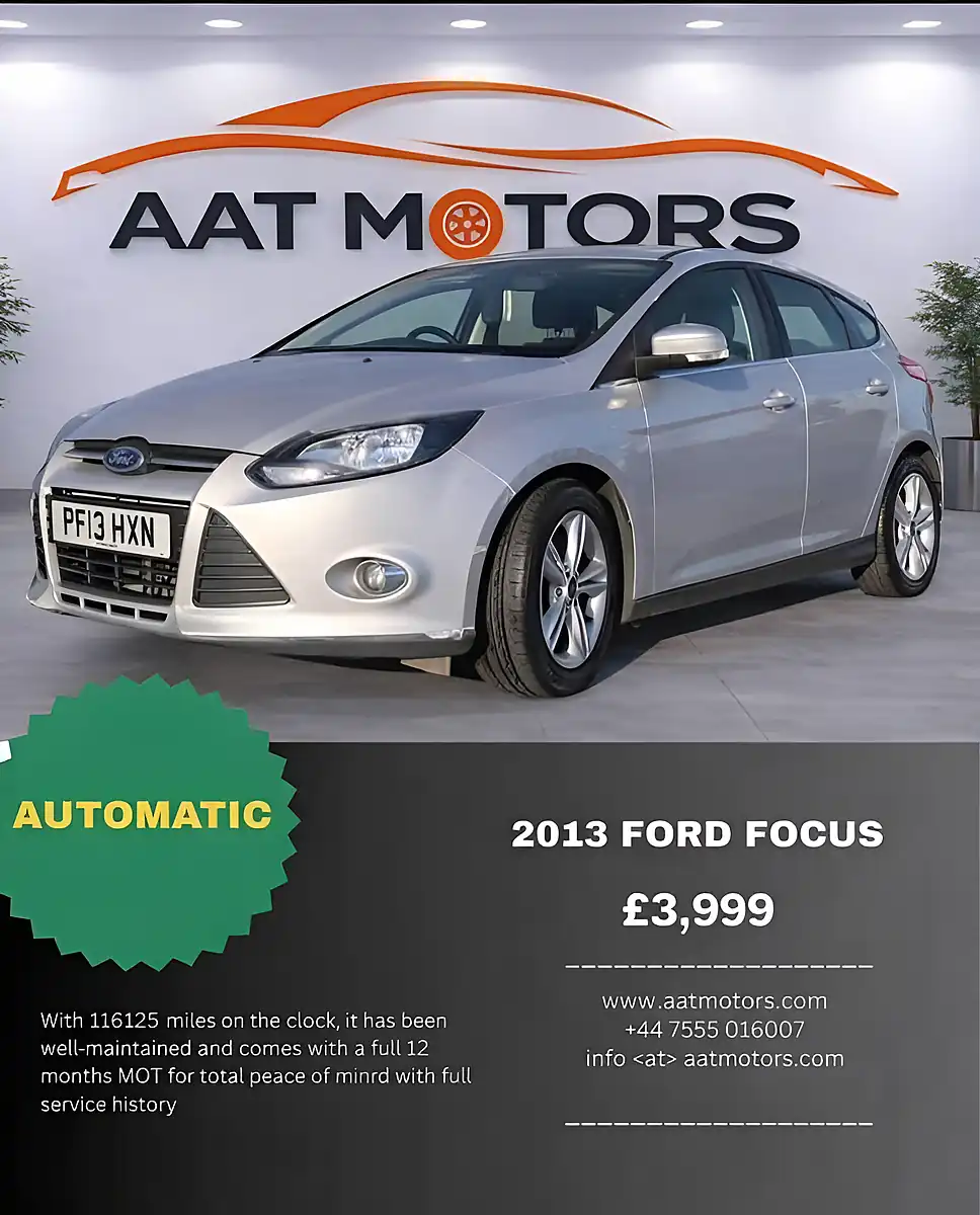 Used 2013 Ford Focus Zetec Silver - Front View