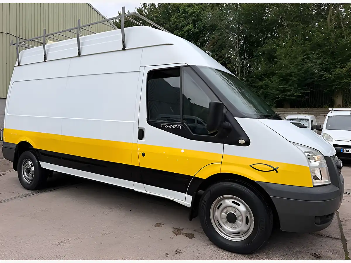 Used 2013 Ford Transit 350 Panel Van White - Front View