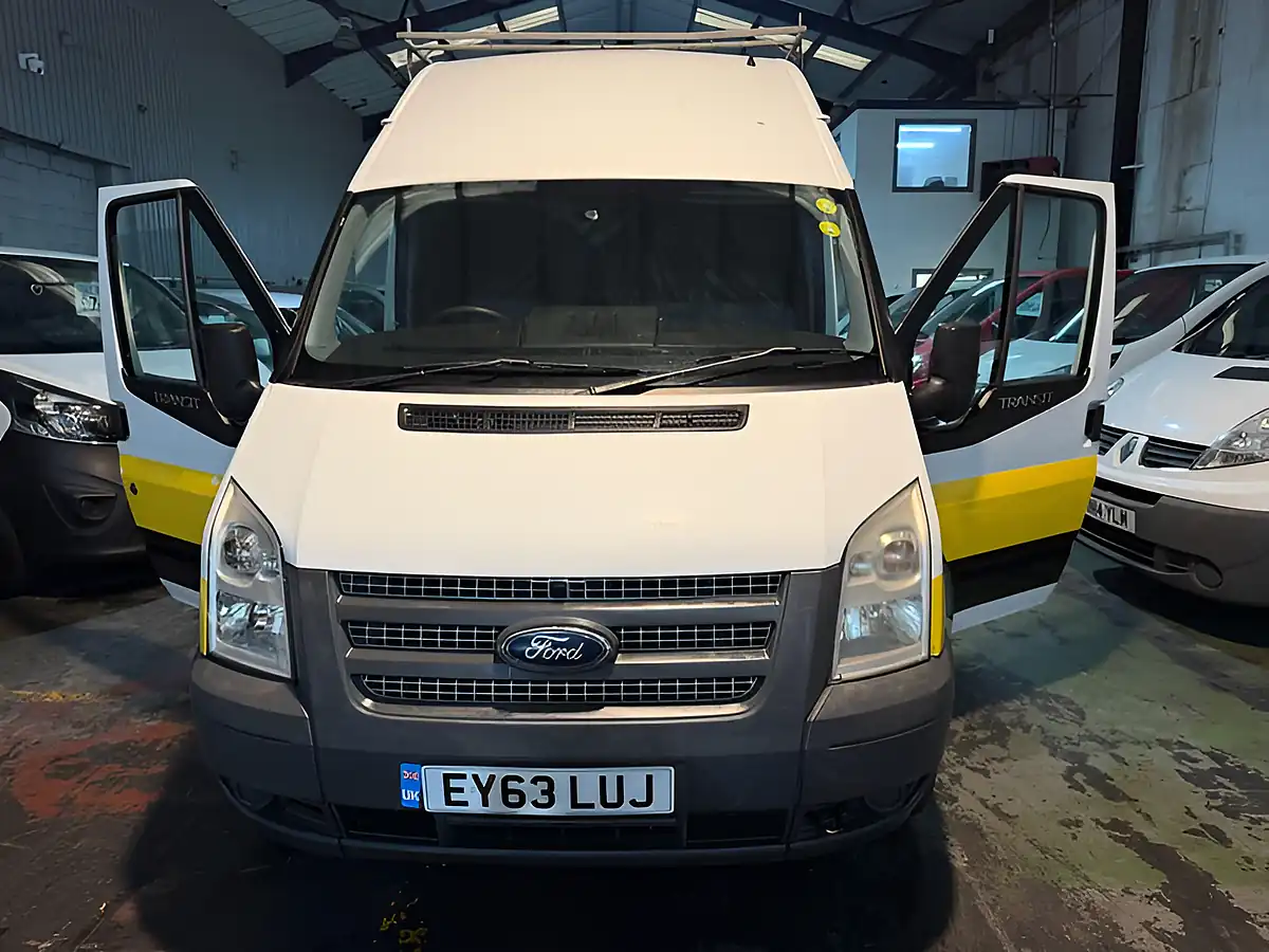 Used 2013 Ford Transit 350 Panel Van White - Interior and Exterior details 2