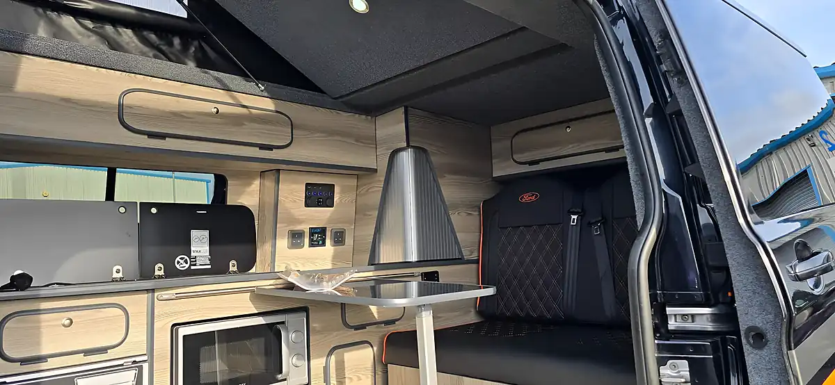 Used 2013 Ford Transit Custom Campervan Black - Interior and Exterior details 12