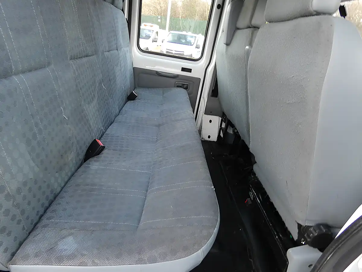 Used 2013 Ford Transit Double Cab Caged Tipper White - Interior and Exterior details 10