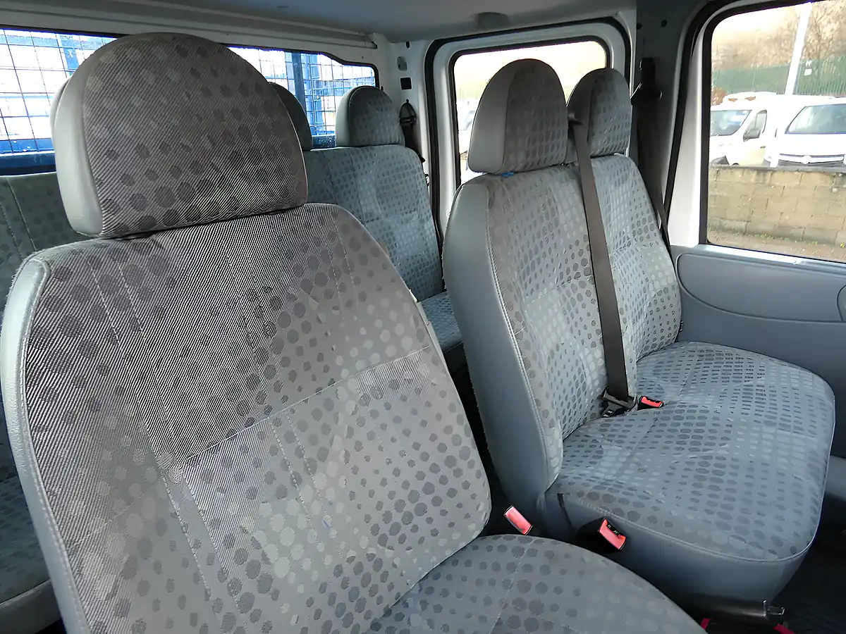 Used 2013 Ford Transit Double Cab Caged Tipper White - Interior and Exterior details 13