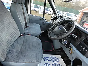 Used 2013 Ford Transit Double Cab Caged Tipper White - Interior and Exterior details 2