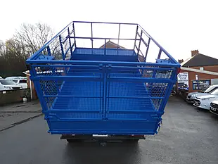 Used 2013 Ford Transit Double Cab Caged Tipper White - Interior and Exterior details 3