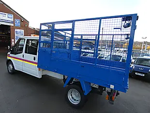 Used 2013 Ford Transit Double Cab Caged Tipper White - Interior and Exterior details 5