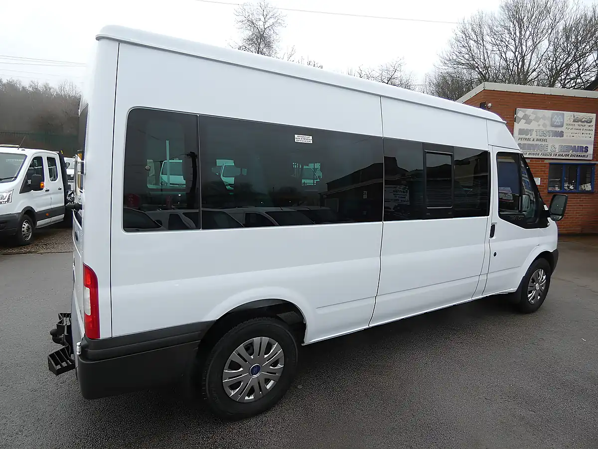 Used 2013 Ford Transit T350 14 Seater Minibus White - Interior and Exterior details 14