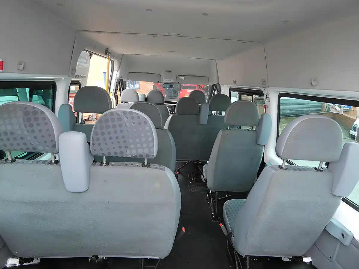 Used 2013 Ford Transit T350 14 Seater Minibus White - Interior and Exterior details 3