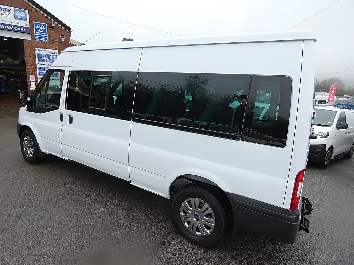 Used 2013 Ford Transit T350 14 Seater Minibus White - Interior and Exterior details 5