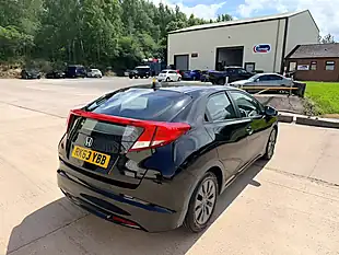 Used 2013 Honda Civic Es Black - Interior and Exterior details 10