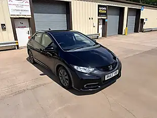 Used 2013 Honda Civic Es Black - Interior and Exterior details 2