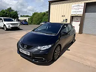 Used 2013 Honda Civic Es Black - Interior and Exterior details 5