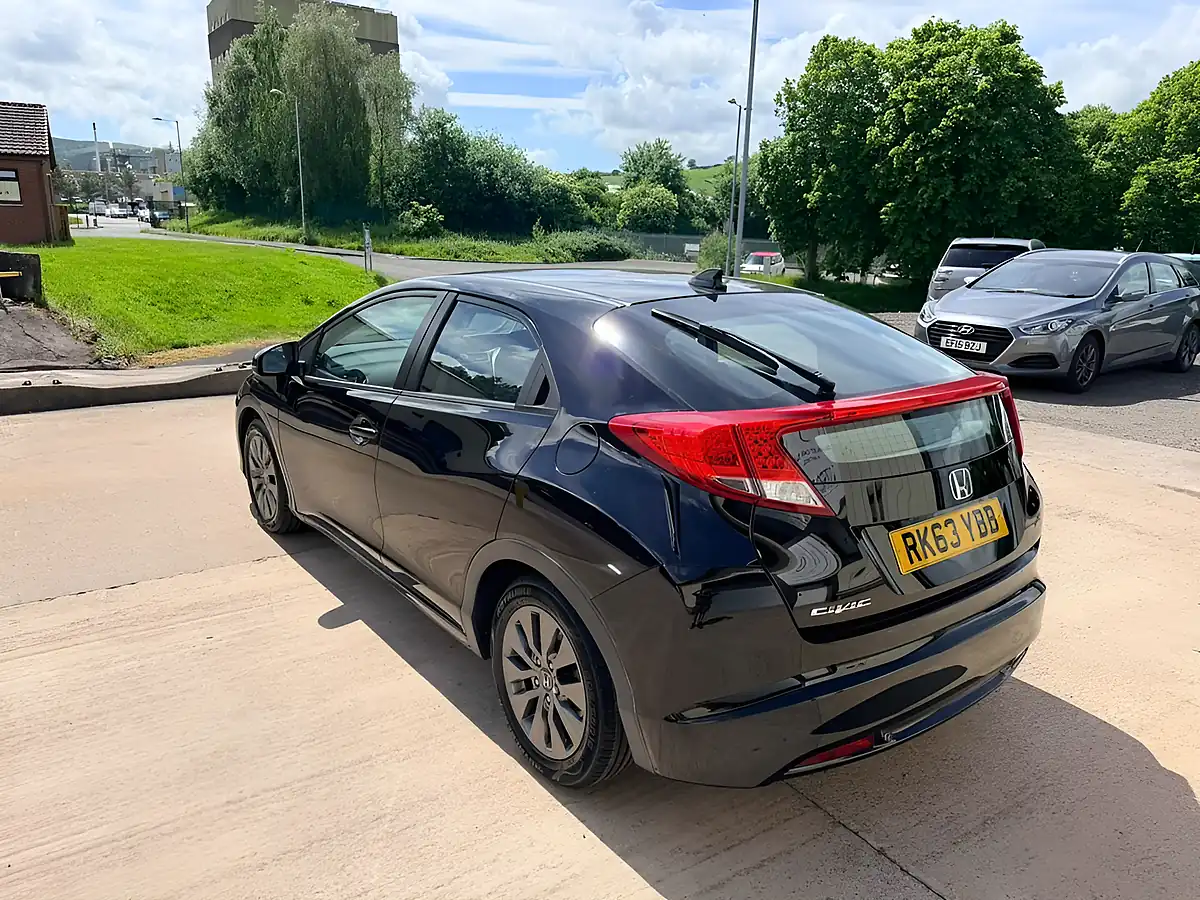 Used 2013 Honda Civic Es Black - Interior and Exterior details 7