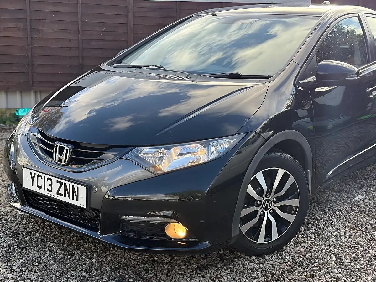 Used 2013 Honda Civic Ex Black - Interior and Exterior details 2