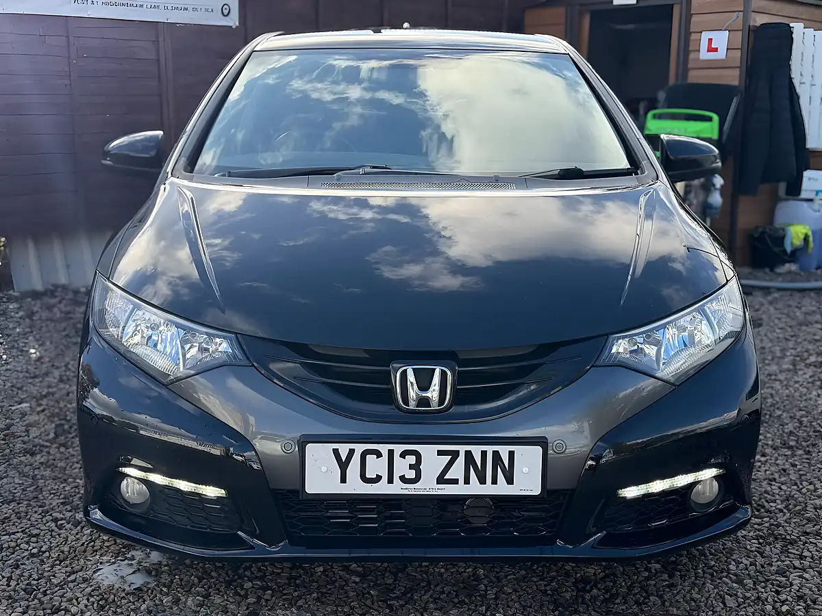 Used 2013 Honda Civic Ex Black - Interior and Exterior details 3