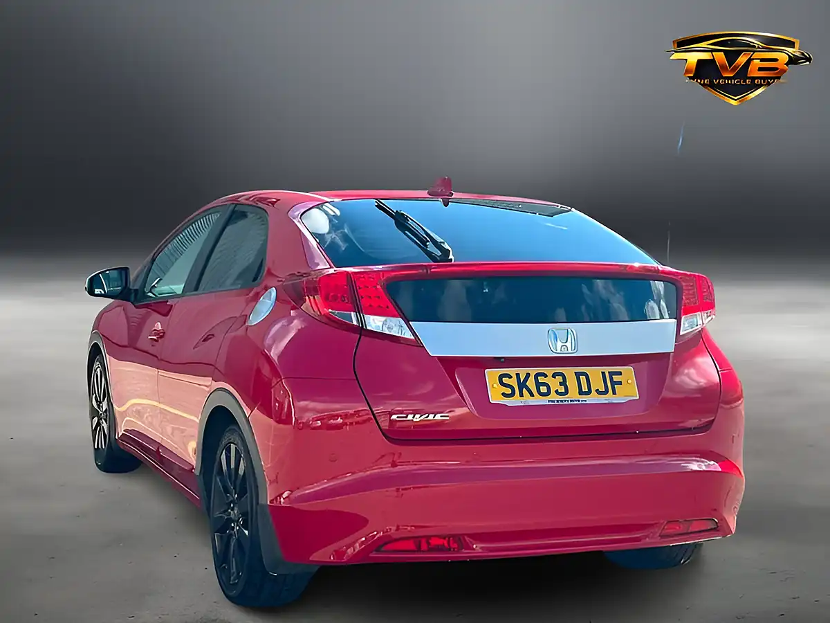 Used 2013 Honda Civic Ex GT Milano Red - Interior and Exterior details 4