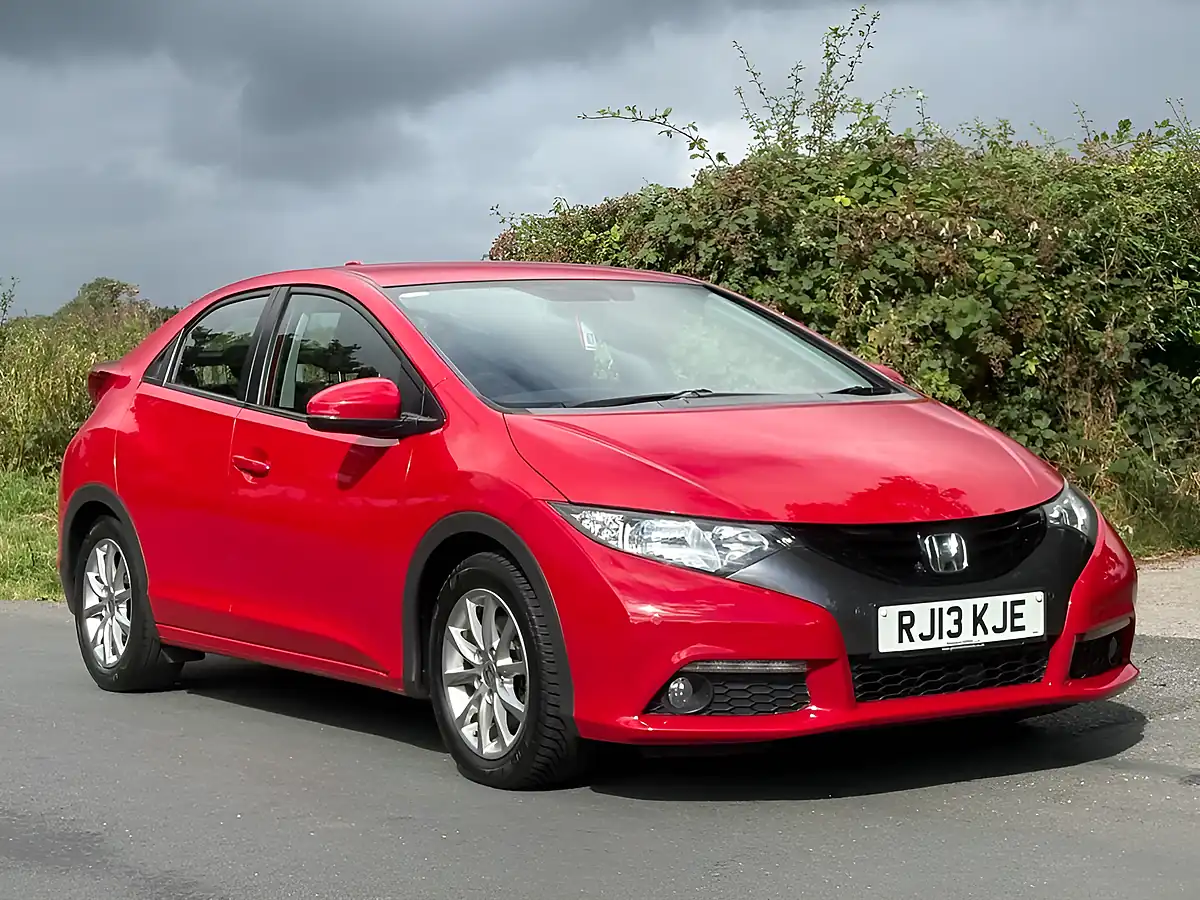 Used 2013 Honda Civic Ex Red - Front View