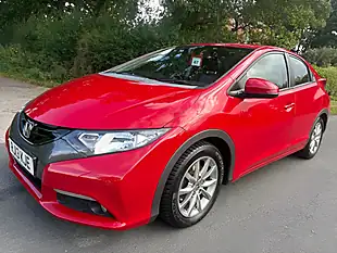 Used 2013 Honda Civic Ex Red - Interior and Exterior details 17