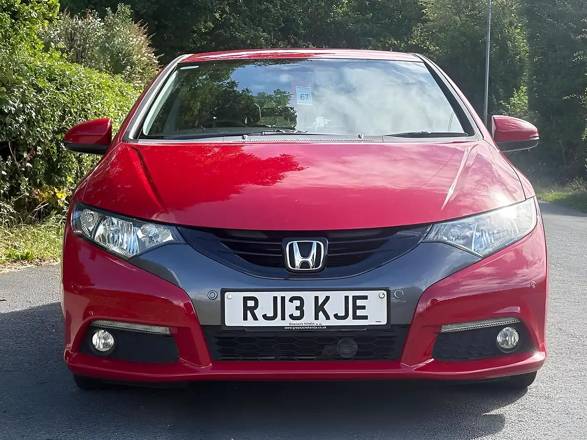 Used 2013 Honda Civic Ex Red - Interior and Exterior details 2