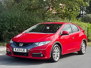 Used 2013 Honda Civic Ex Red - Interior and Exterior details 3