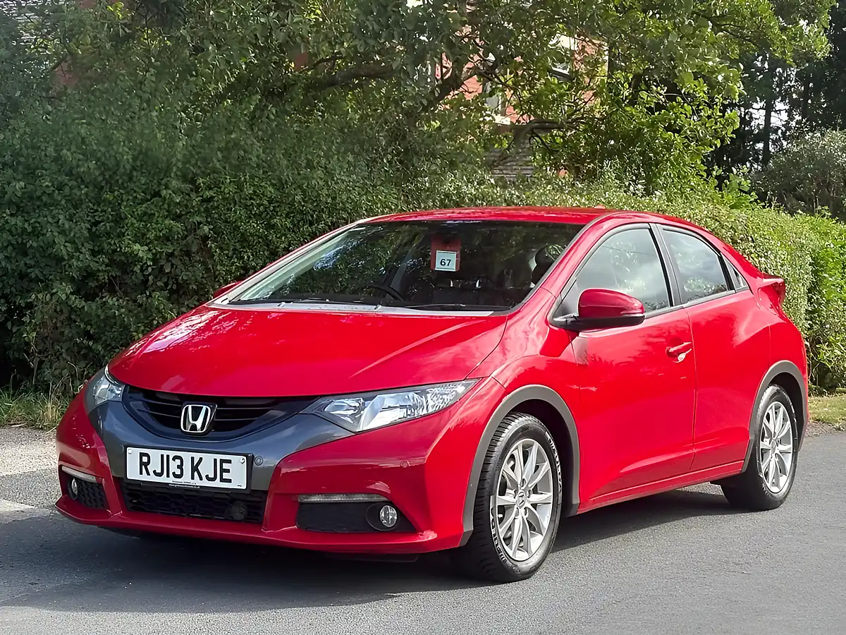 Used 2013 Honda Civic Ex Red - Interior and Exterior details 3