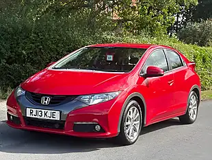 Used 2013 Honda Civic Ex Red - Interior and Exterior details 4