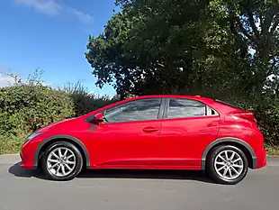Used 2013 Honda Civic Ex Red - Interior and Exterior details 5