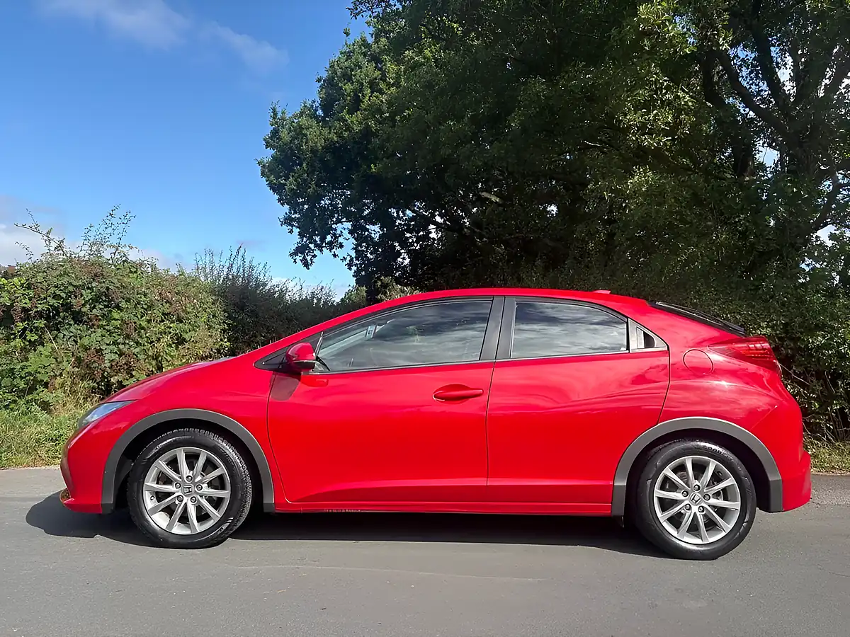 Used 2013 Honda Civic Ex Red - Interior and Exterior details 5