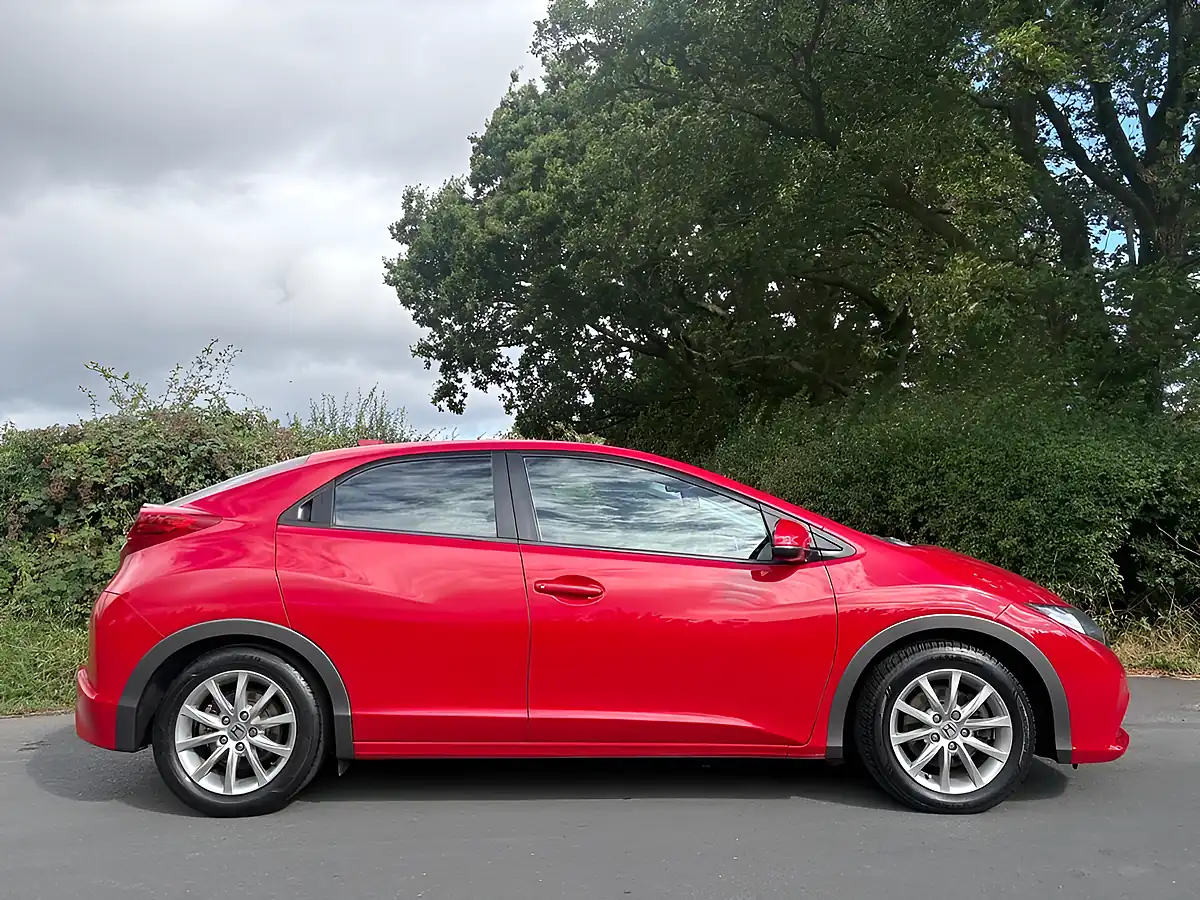 Used 2013 Honda Civic Ex Red - Interior and Exterior details 6