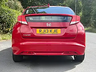 Used 2013 Honda Civic Ex Red - Interior and Exterior details 8