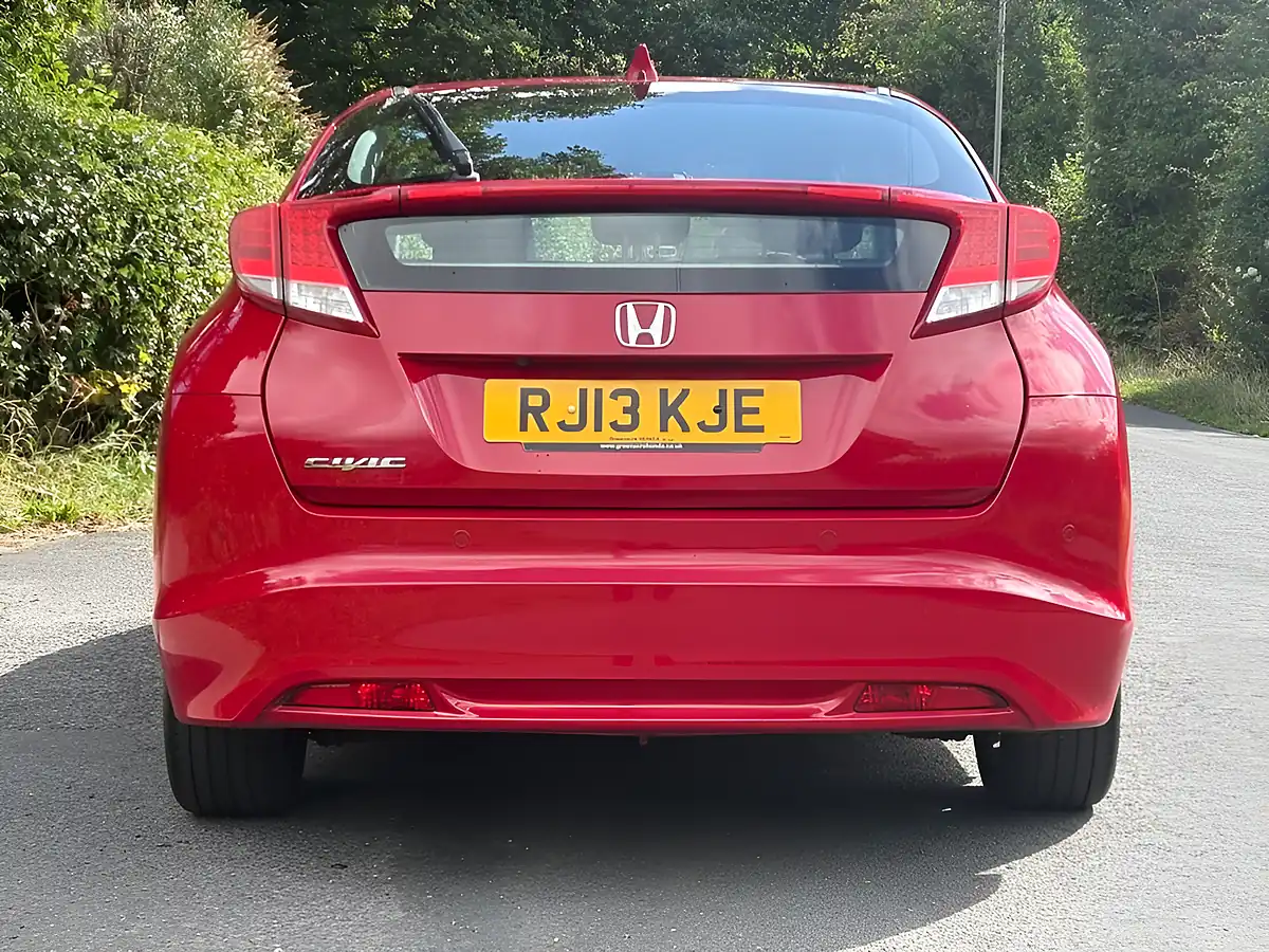 Used 2013 Honda Civic Ex Red - Interior and Exterior details 8
