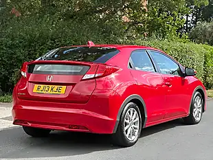 Used 2013 Honda Civic Ex Red - Interior and Exterior details 9